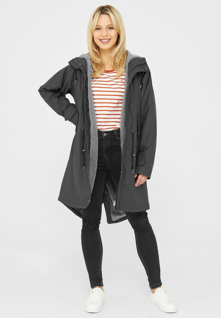 derbe Damen Regenjacke Friese Tidaholm 36 phantom/grey, 36 phantom/grey