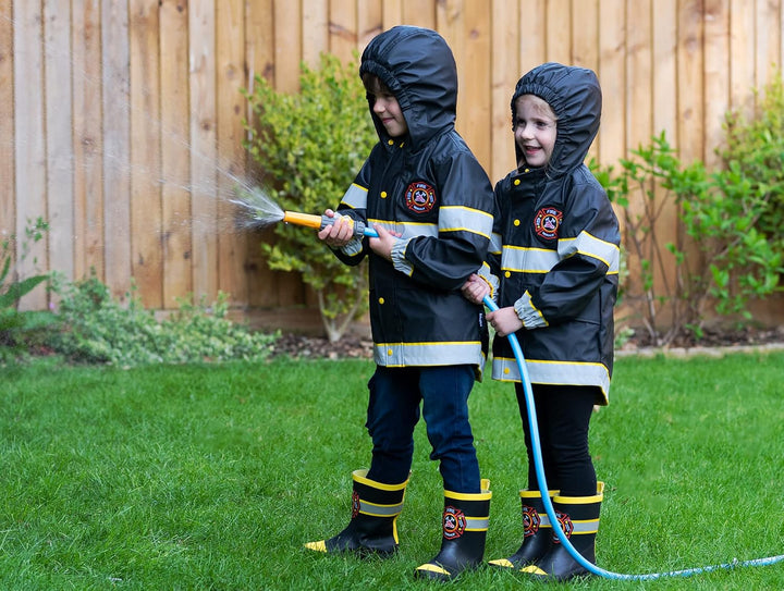 Fringoo - Regenmantel für Kinder - Dinosaurier-Design -Wasserdichte Jacke für Kinder - Mehrfarbige D