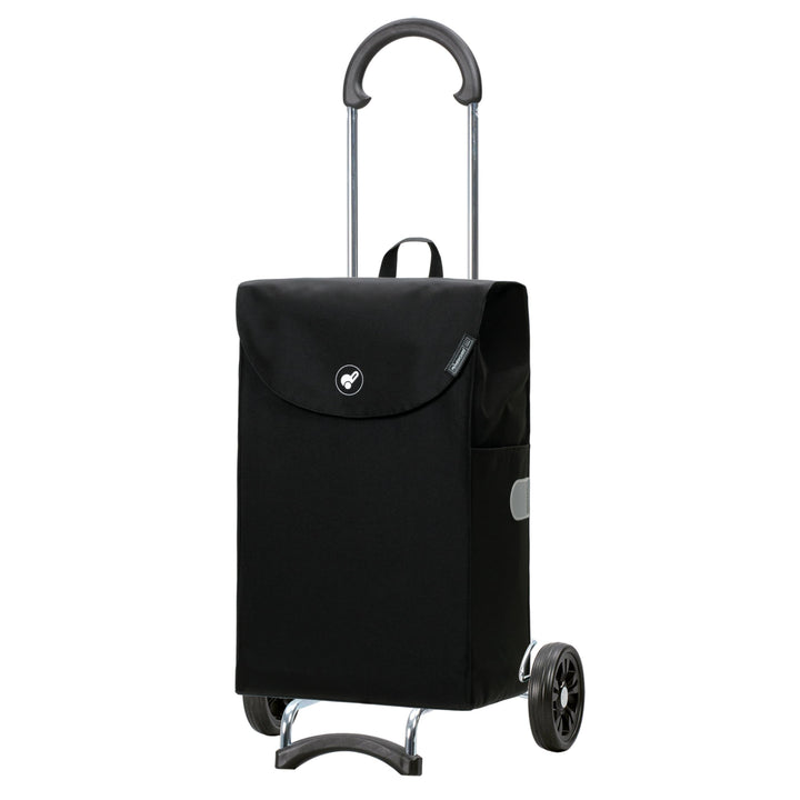 ANDERSEN Einkaufstrolley - Scala Shopper Walker schwarz 44 L Einkaufsroller, nachhaltig, Reflektor,