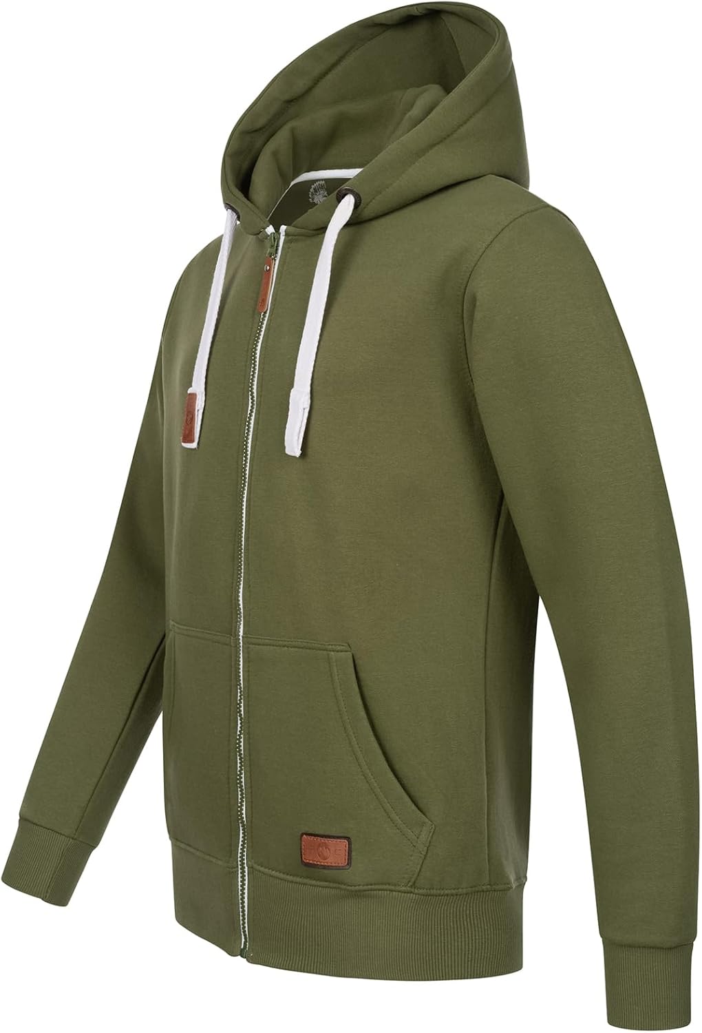 Rock Creek Herren Kapuzenpullover Jacke H-341 S Dunkelgrün, S Dunkelgrün