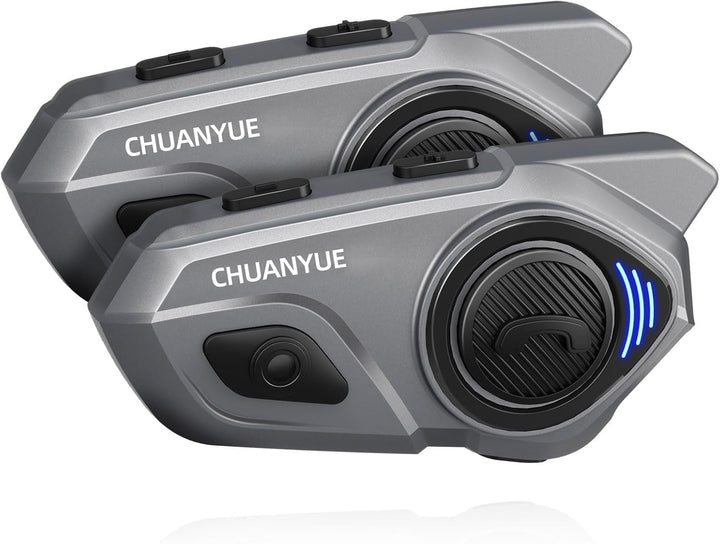 X2 Motorrad Bluetooth Headset, Helm Kommunikationssystem für 2 bis zu 4 Personen in Reichweite von 1