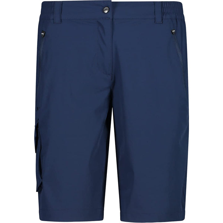 CMP Damen Bermuda Shorts Extrem Dehnbare Bermudashorts für Damen, Blau