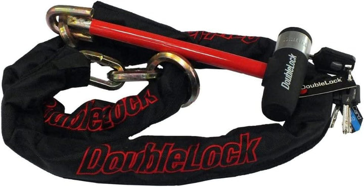 DoubleLock - Kettenschloss - Gliederkette lang SCM - Sicherheitsschloss - Stift - Strapazierbares Sc