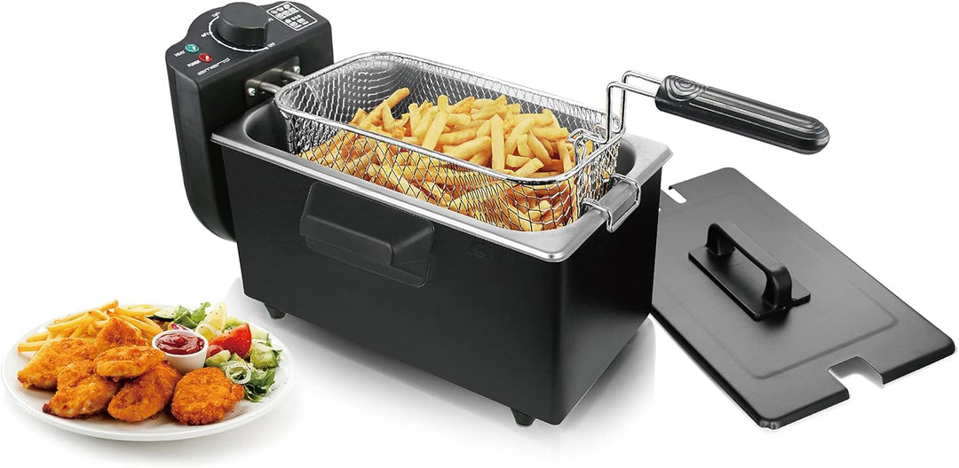 Emerio 3.0L Öl-Fritteuse mit Kaltzonen Technologie, "sehr gut 1.4" getestet von Haus & Garten 06/201