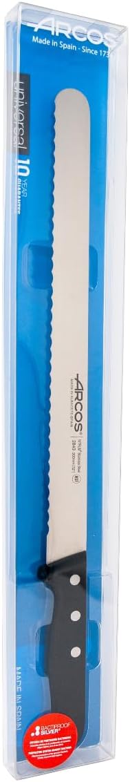 Arcos Serie Universal - Gebäckmesser Kuchenmesser - Klinge Nitrum Edelstahl 300 mm - HandGriff Polyo