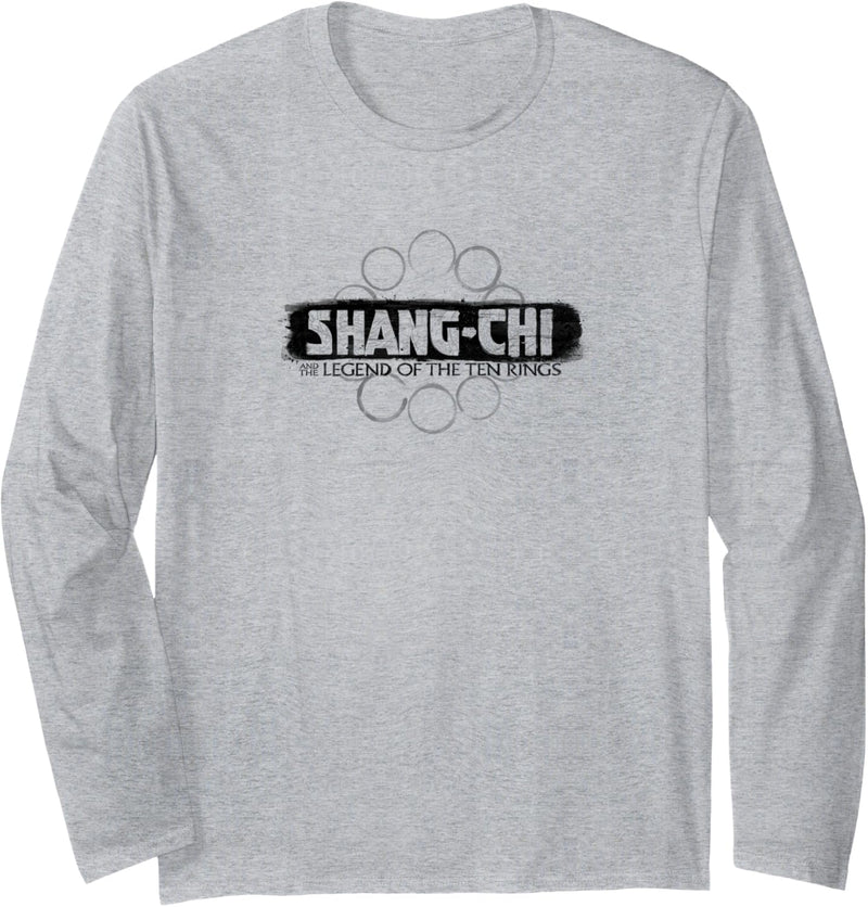 Marvel Shang-Chi Text Logo Langarmshirt