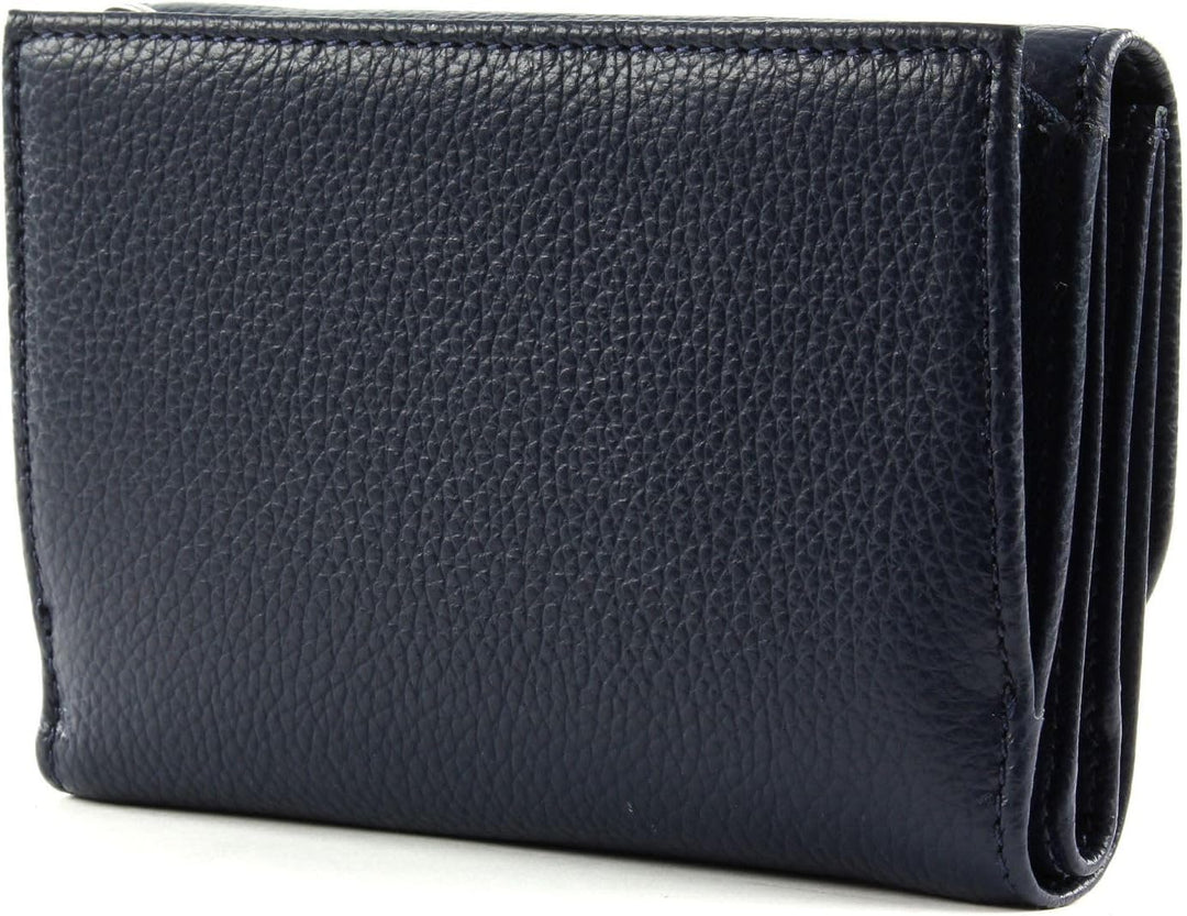 Coccinelle Craquante Small Flap Wallet Ink