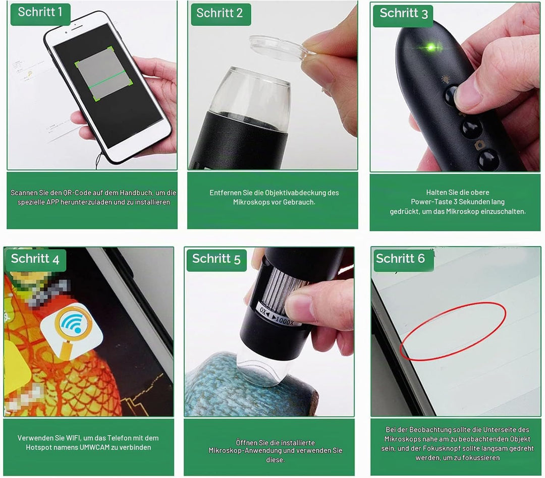 USB Haut Haar Kopfhaut Detektor, Mikroskop Haut Analyzer, WIFI 500X Scalp Follikel Detektor, Haut Ha