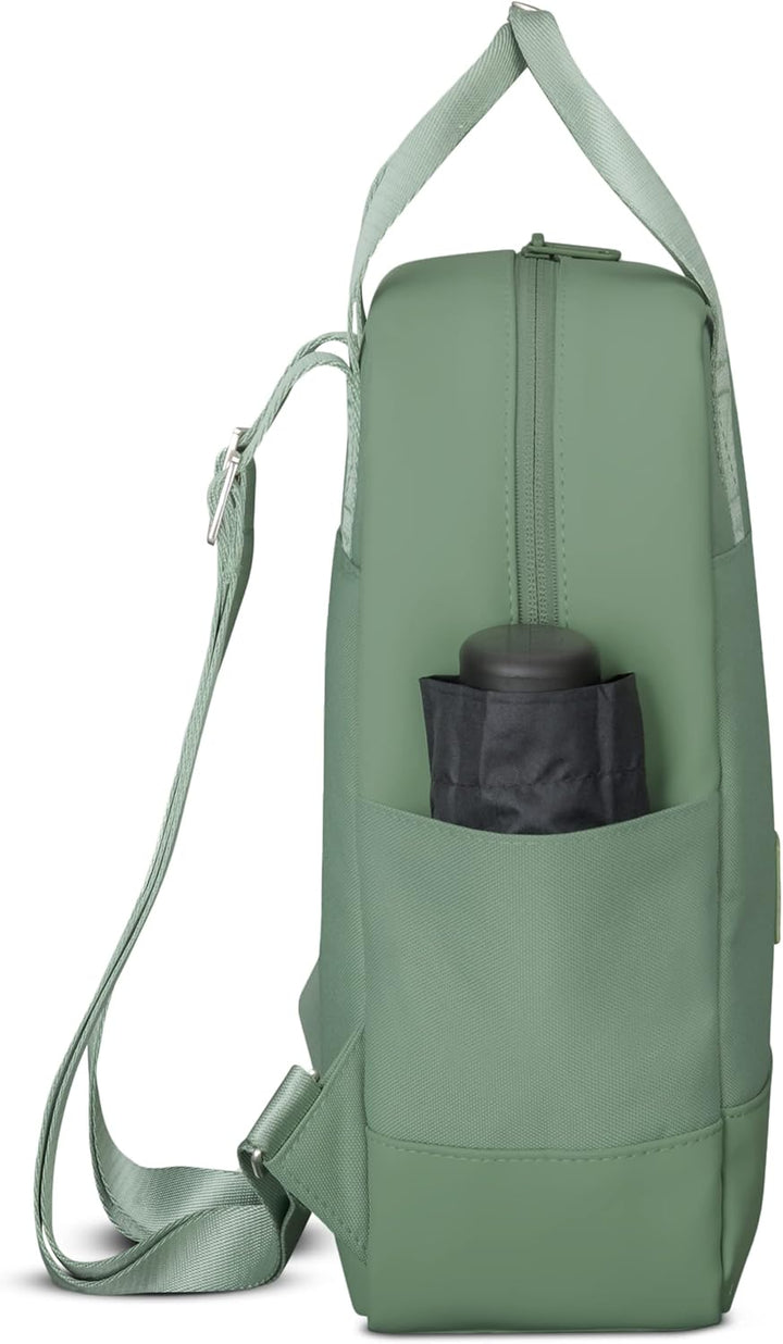Johnny Urban Rucksack Damen Klein Grün - Jona Small - Stylischer Kleiner Mini Cityrucksack mit Table