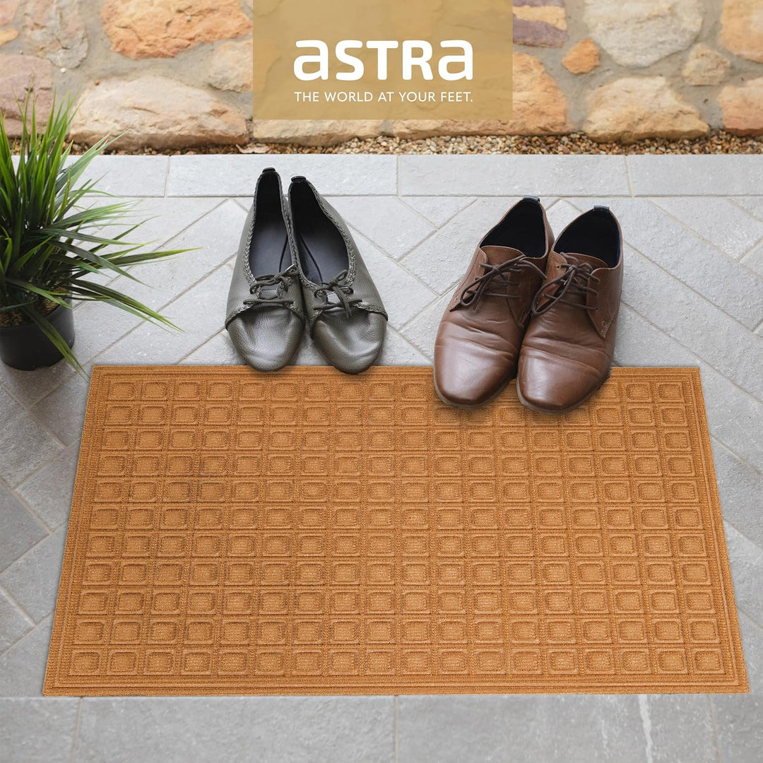 Astra Fussmatte aussen rutschfest - Schmutzfangmatte wetterfest - Outdoor Türmatte schmutzabweisend