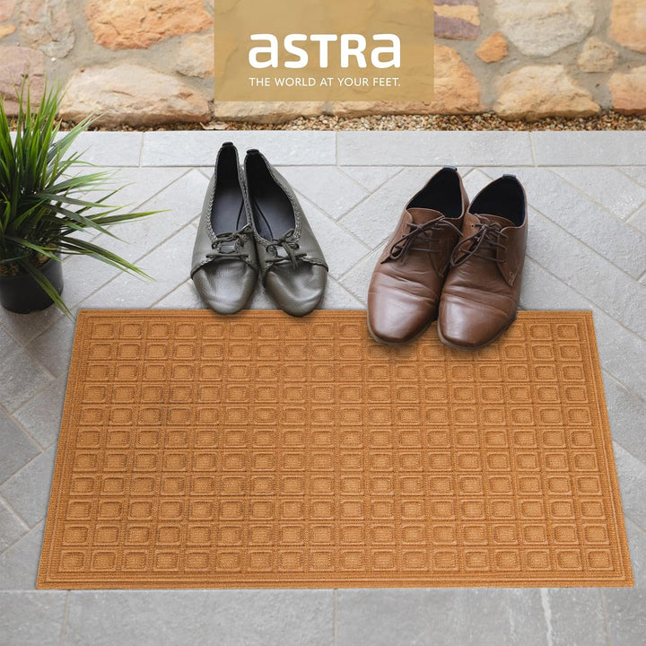 Astra Fussmatte aussen rutschfest - Schmutzfangmatte wetterfest - Outdoor Türmatte schmutzabweisend