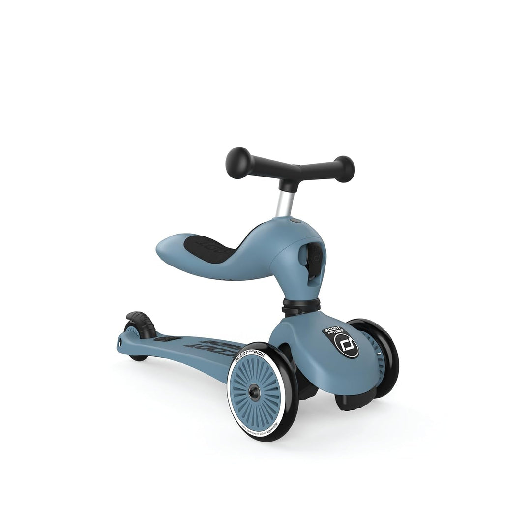 Scoot &amp; Ride 3418 Highwaykick 1 - Steel - Scooter mit sitz Single, Single