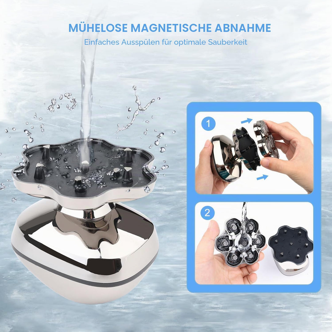 7 magnetische Ersatzklingen für Rossifur Lovcoyo Gisaae Bazivve ElectriBrite Freebird Fellpflegeköpf