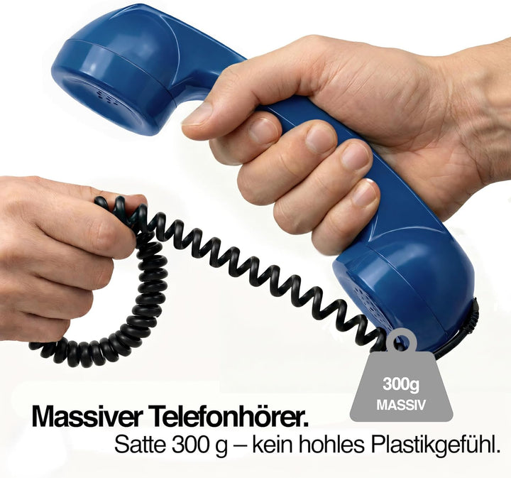 Opis 60s Micro - Retro Handyhörer für Android Smartphones, Tablets, Notebooks und Handys in der Form