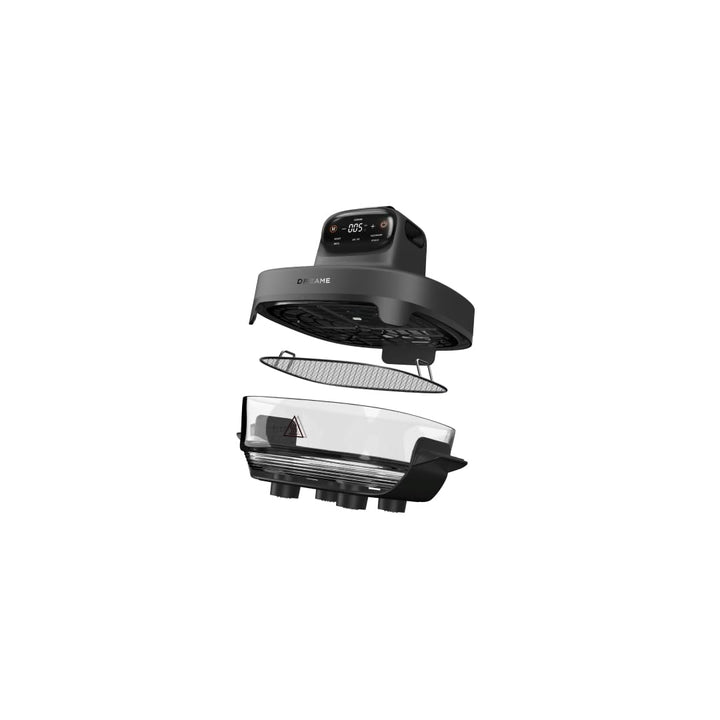 Dreame PT60 Tasti Air Fritteuse schwarz, ohne Beschichtung, ohne Chemikalien, 360°-Panoramablick, ko