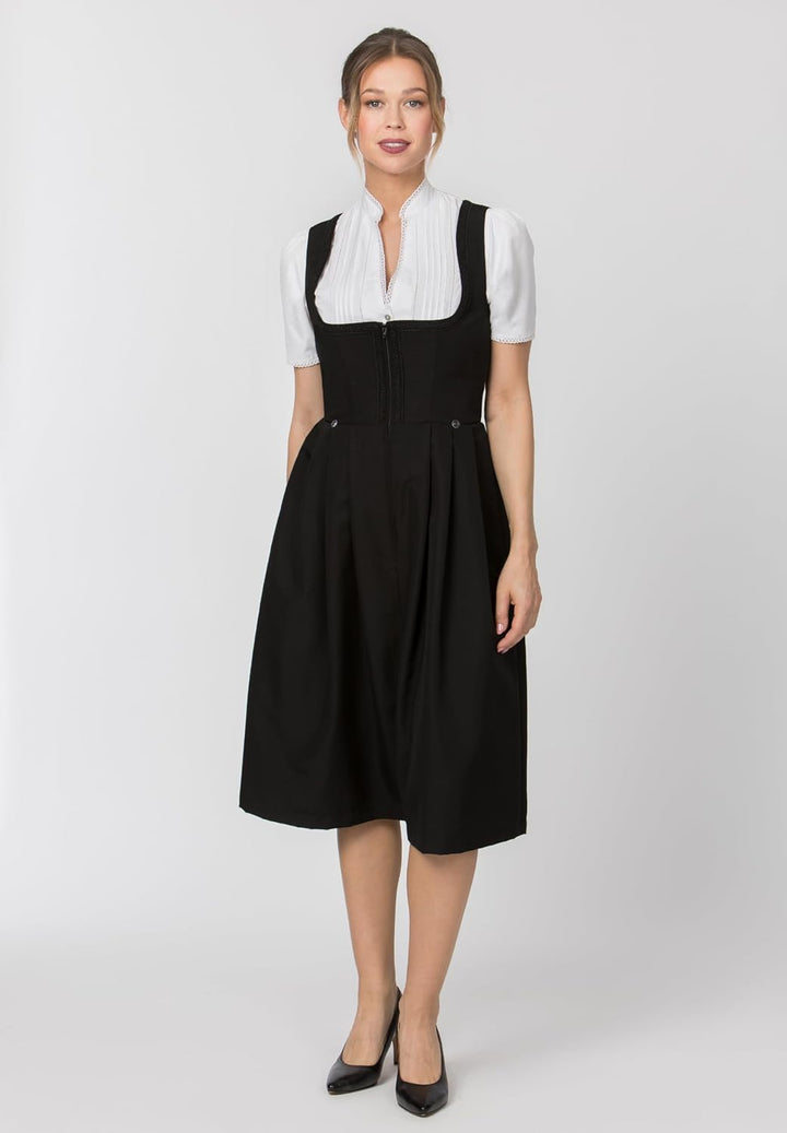 Stockerpoint Damen Dirndl Zita Kleid für besondere Anlässe schwarz, 54 40 Schwarz, 40 Schwarz