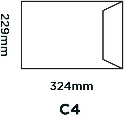 Blake Creative Colour 404 Briefumschläge Haftklebung Ei C4 Bananen Gelb, C4 Bananen Gelb