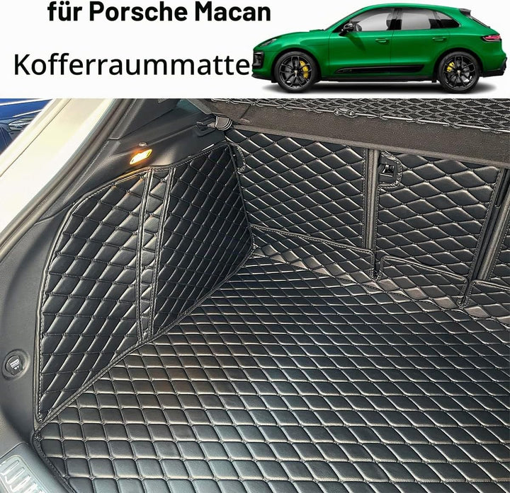 Kofferraumwanne kompatibel mit 2014-2026 Porsche Macan (Benzinmodell) Kofferraummatte Kofferraum sch