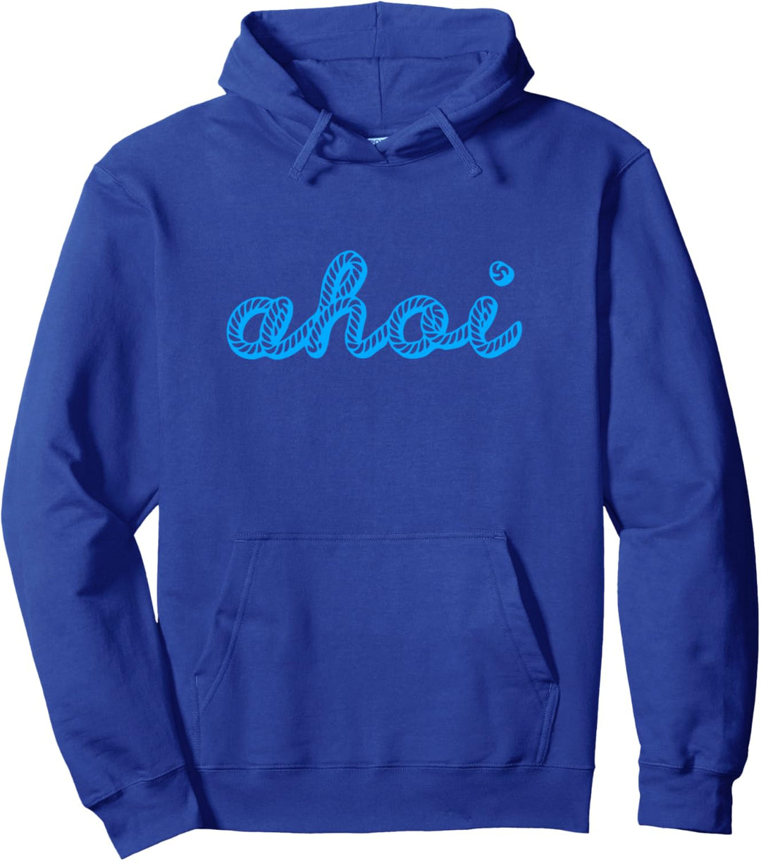 Skipper Ahoi Segeln Knoten Segler Segelboot Segelschiff Gruss Pullover Hoodie