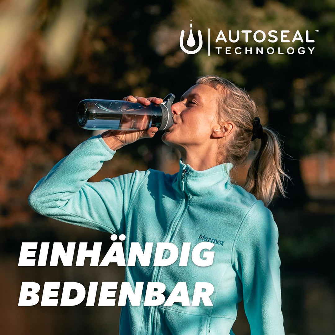 Contigo Cortland Autoseal Trinkflasche mit automatischem Trinkverschluss | 720ml grosse BPA-freie Ku