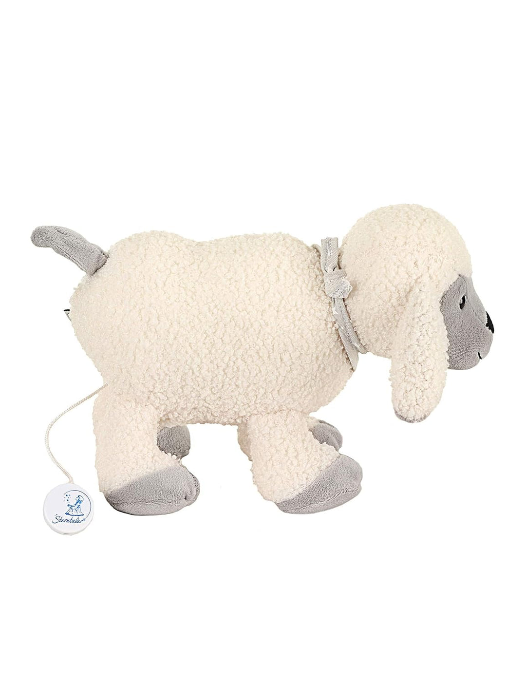 Sterntaler 6021968 Spieluhr, Stofftier Schaf Stanley, Integriertes Spielwerk, Grösse: L, Beige, Scha