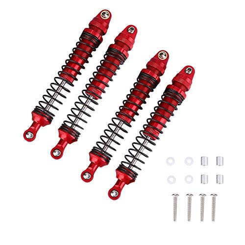 4 stücke RC Stossdämpfer, Aluminium Stossdämpfer Montiert Federn Dämpfer RC Dämpfer Upgrade Teile fü