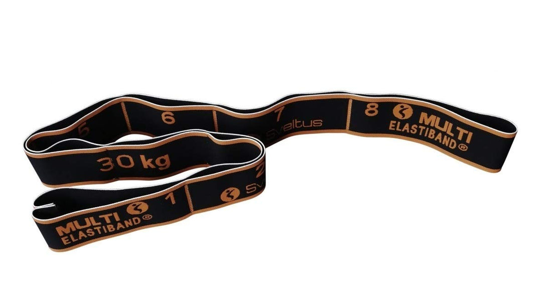 Sveltus Multi Elastiband 30 kg Box + Poster elastisch Unisex Erwachsene, Orange einzeln, einzeln