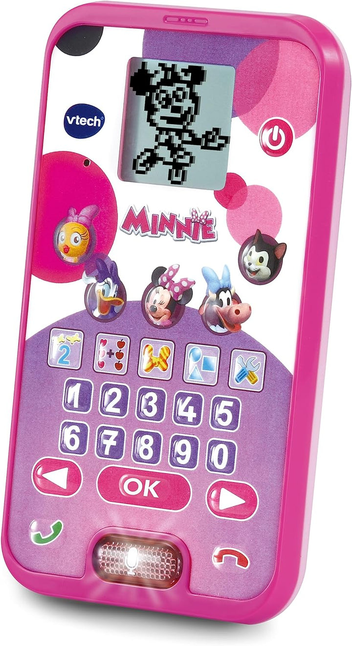 VTech Minnies Lernhandy – Mit den Originalstimmen von Minnie und Daisy sowie spannenden Lernspielen