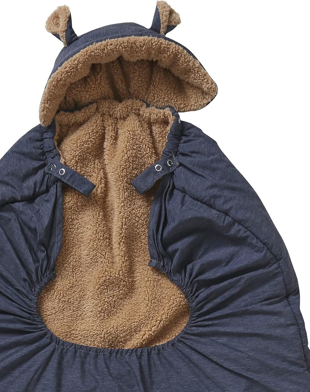 Vertbaudet Babytrageschutz, Daunenjacke Blau