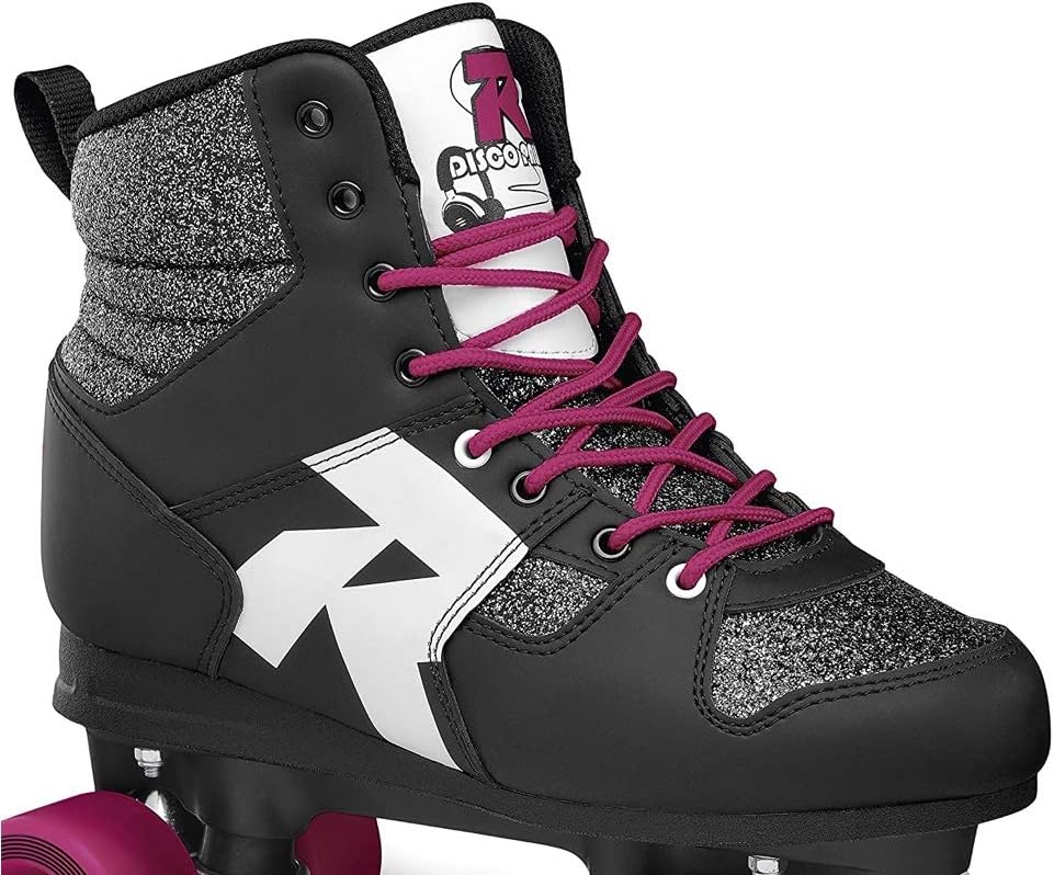 Roces Disco Palace Rollerskates/Rollschuhe Street 38 glitter-Black, 38 glitter-Black