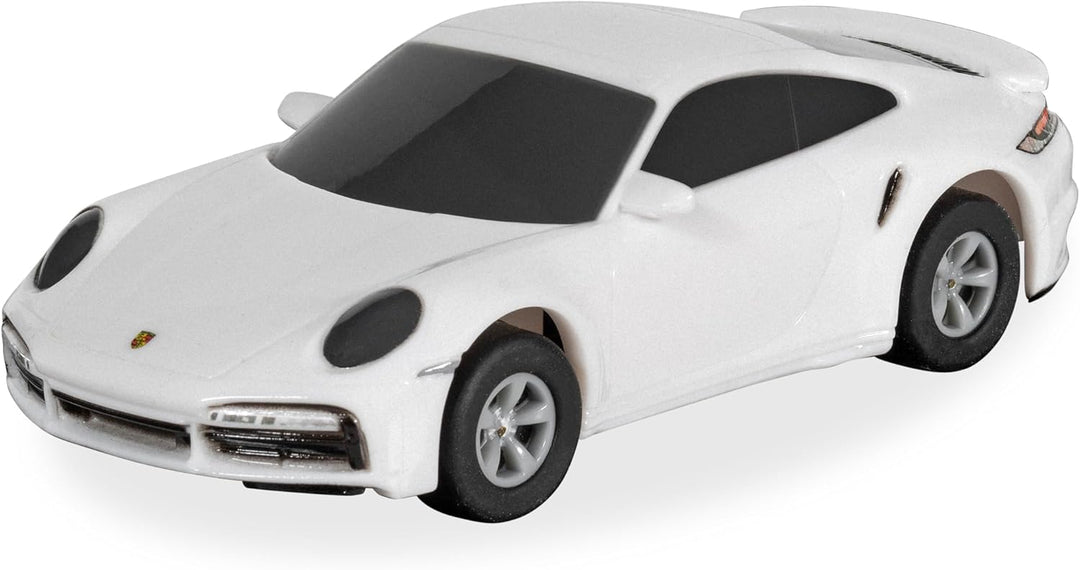 Porsche 911 Turbo Slotcar, weiss