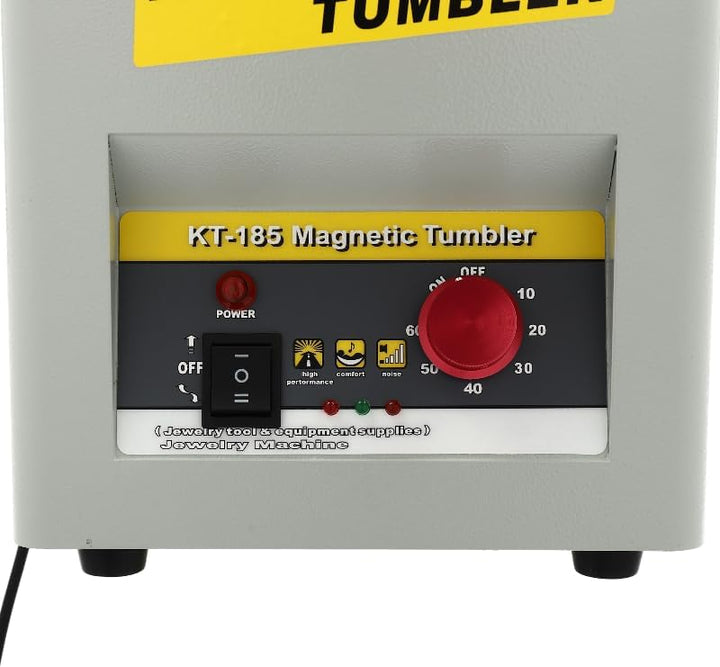 Magnetische Poliermaschine KT-185 Schmuck Polierer 250W 2000U/min Schmuckpolierer für Edelstahl, Gol