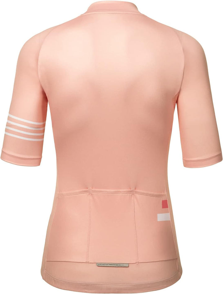 Santic Fahrradtrikot Damen Langarm Radtrikot Damen Fahrradshirt/Radshirt/Bikeshirt MTB mit Taschen X