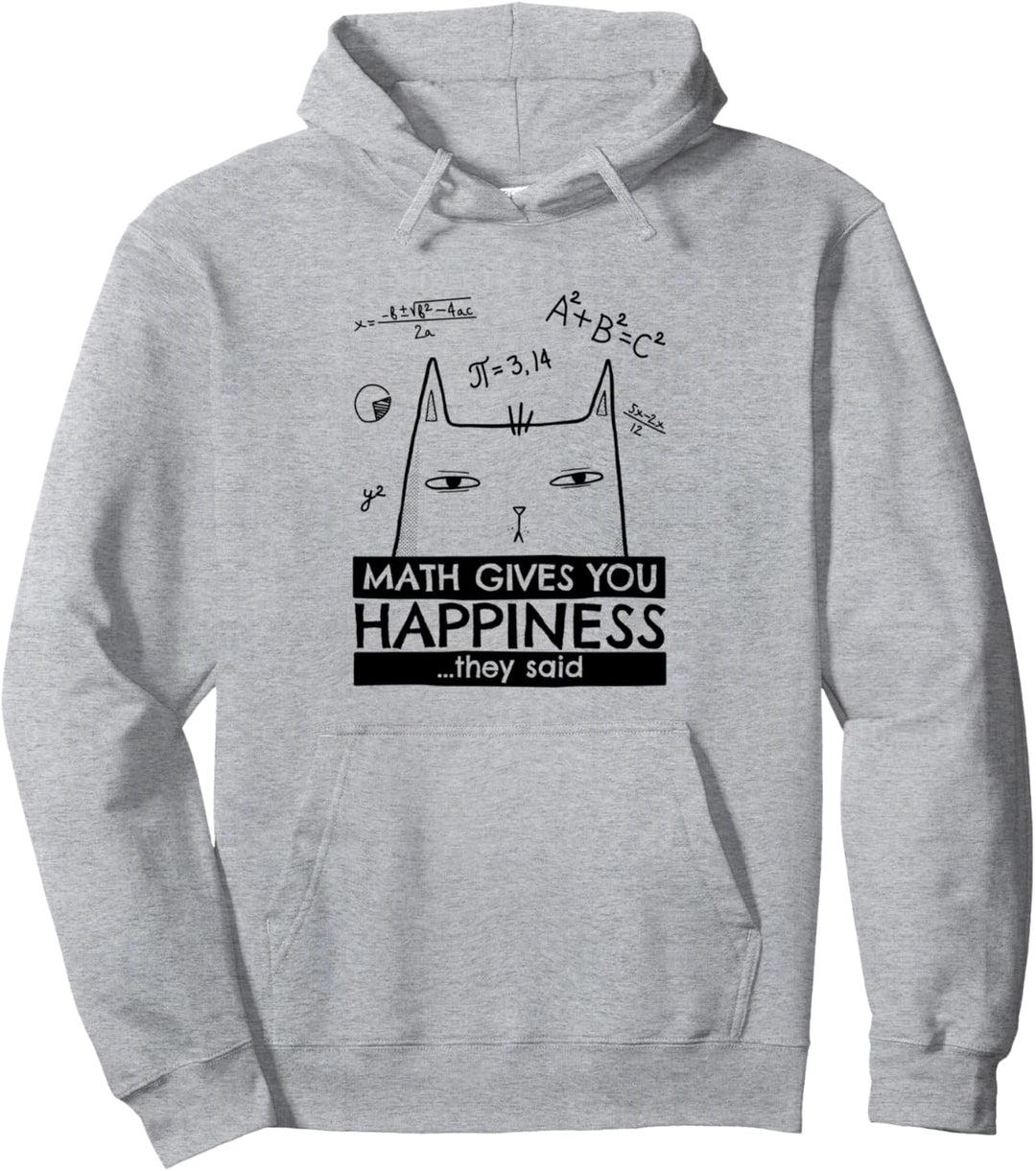 Lustiges Mathematik-Zitat | Mathematik Katze & Mathematik, Mathematiker Pullover Hoodie