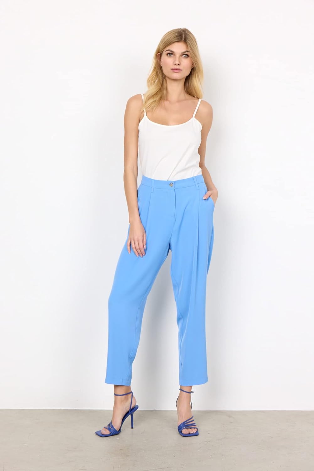 SOYACONCEPT Herren SC-GABI 12-C Damen Hose 34 Blau, 34 Blau