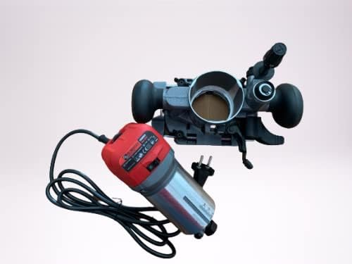 Oberfräse Kantenfräse Multifunktionsfräse HM701 710 Watt 10,000-30,000 U/min inkl. Spannzangen 6/8 m