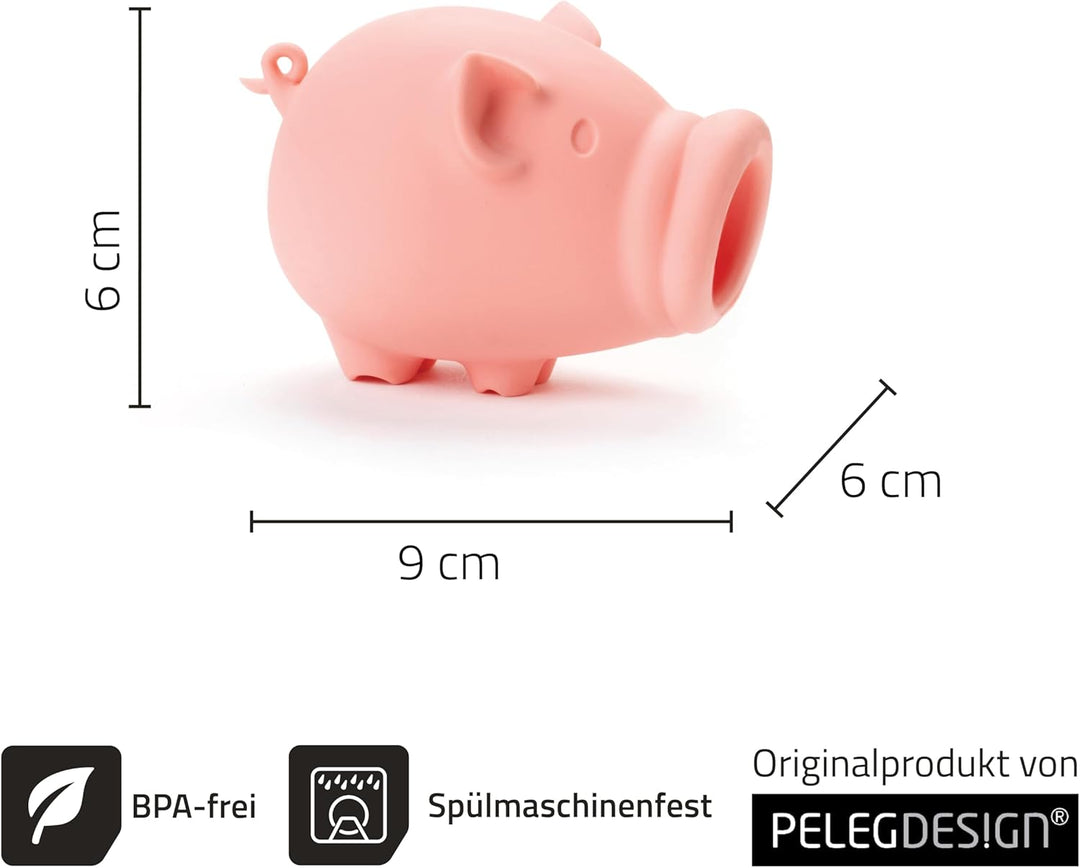 PELEG DESIGN - Eitrenner Schweinchen - Der praktische Eitrenner in Schwein-Look | Praktischer Eigelb