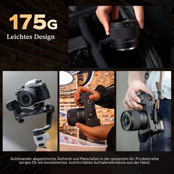 VILTROX 9mm F2.8 Air XF Mount Kameraobjektiv Lens für Fuji X APS-C Autofokus Ultraweitwinkelobjektiv