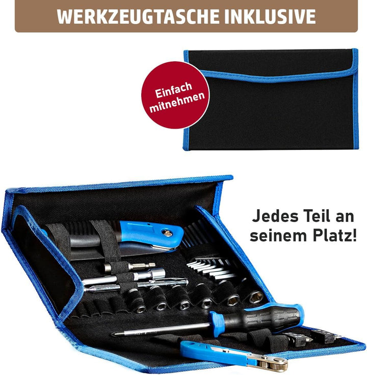 BRAST Adventskalender | Werkzeug-Set | für Heimwerker & Bastler | inkl. Werkzeugtasche | sauber vera