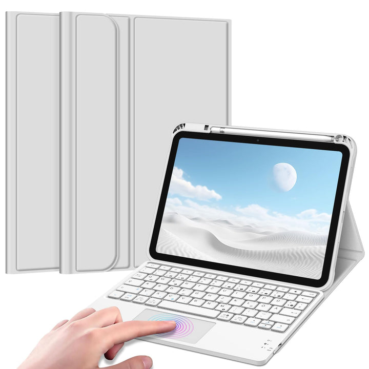 FINTIE Tastatur Hülle für iPad 11. Generation 2025 11", iPad 10. Generation 2022 10.9" Schutzhülle m