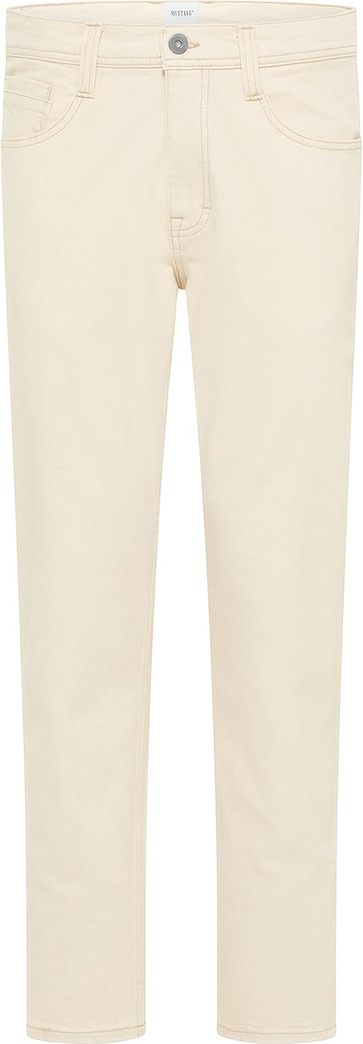 MUSTANG Herren Jeans Hose Style Denver Cropped 31W / 30L Whisper White, 31W / 30L Whisper White
