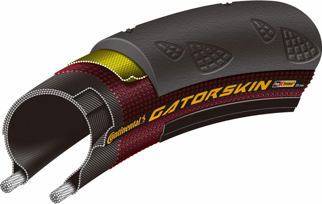 Continental Faltreifen GATORSKIN 700x23c schwarz - schwarz, schwarz - schwarz