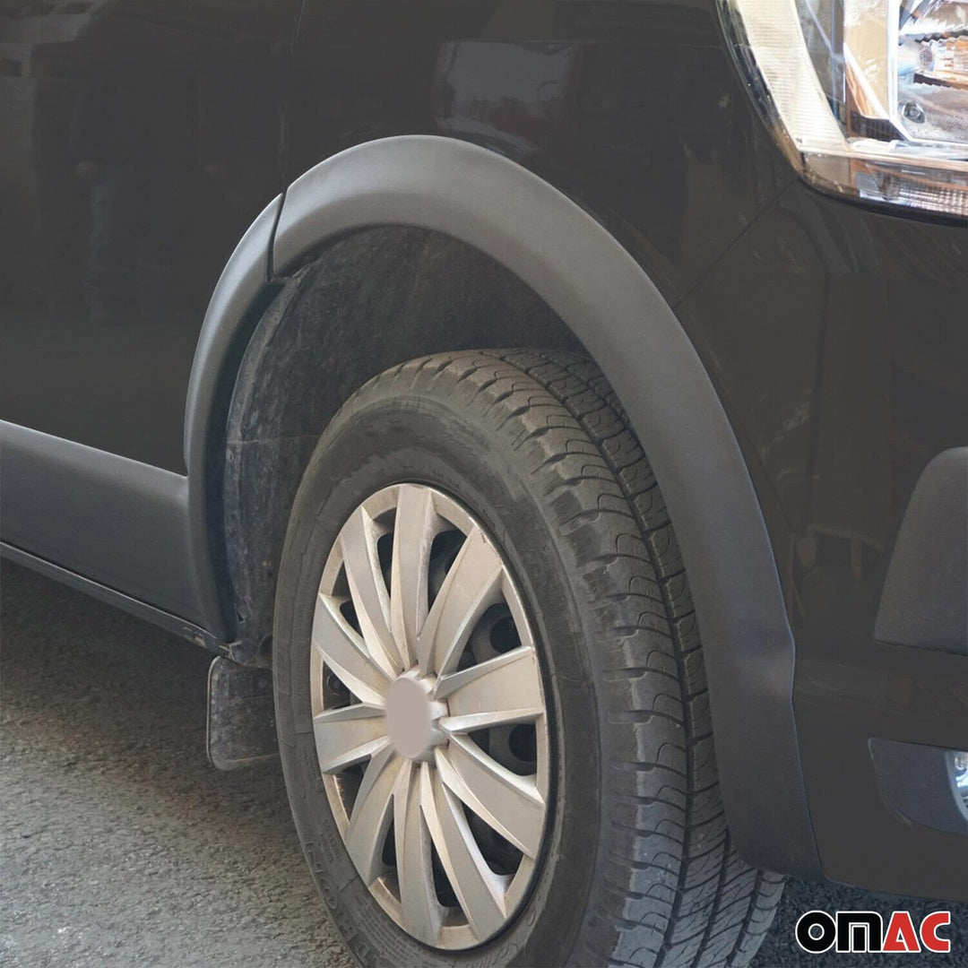 OMAC Radlaufschutz Kotflügel kompatibel mit VW T6 Transporter 2015-2019 Langer ABS Schwarz 11tlg, Tr
