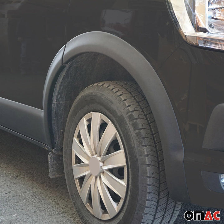 OMAC Radlaufschutz Kotflügel kompatibel mit VW T6 Transporter 2015-2019 Langer ABS Schwarz 11tlg, Tr