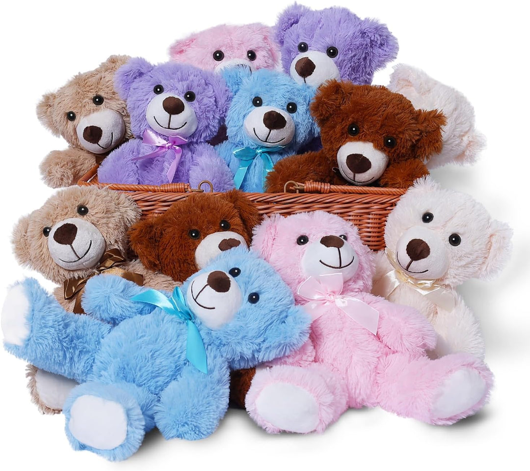 Teddybär gefülltes Tier Plüschtier Geschenk für Kind Freundin, 13.5 Zoll gefüllte Bären für Weihnach