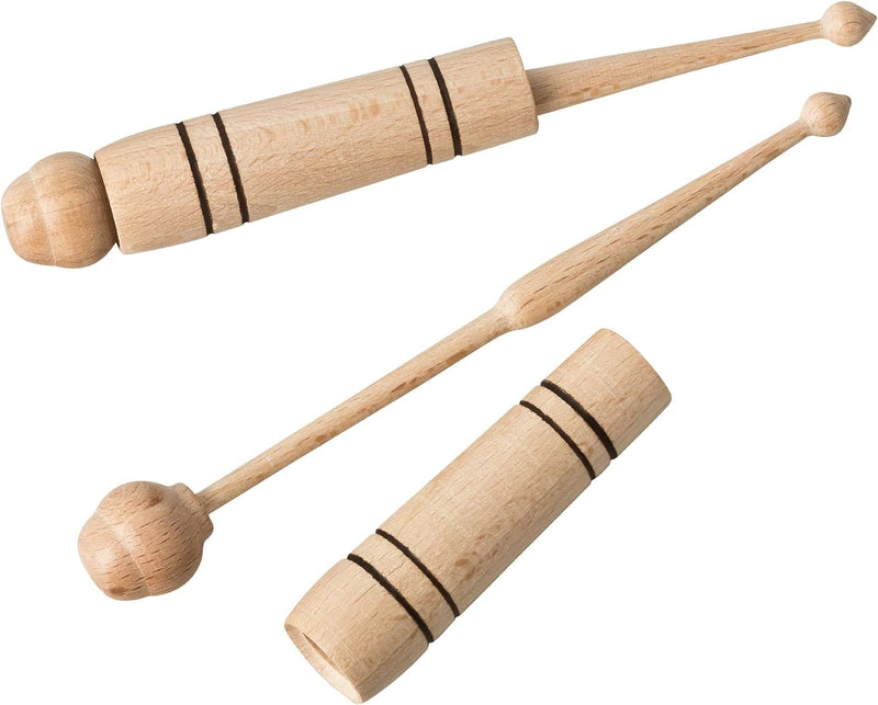 DESERMO Klöppel im 20er Beutel (10x 2er Set) aus Holz - traditionelles Handwerk Klöppeln - Hülsenklö
