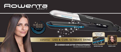 Rowenta SF6220 Haarglätter Liss und Curl Ultimate Shine | LED | Glätteisen zum glätten und locken de