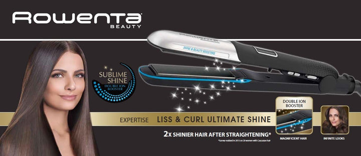 Rowenta SF6220 Haarglätter Liss und Curl Ultimate Shine | LED | Glätteisen zum glätten und locken de