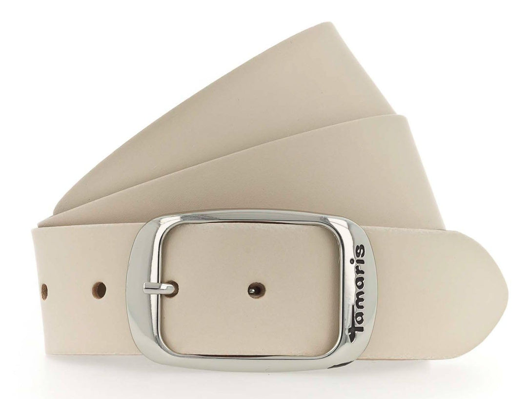 Tamaris Gürtel Essential Classics TB0002L01 Damen Gürtel Uni 75 Hellbeige, 75 Hellbeige