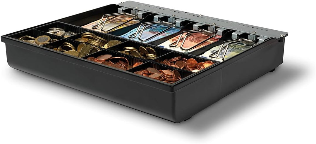 Safescan 3540T verstellbarer Kassenladeneinsatz zur Optimierung Ihrer Kassenschublade - mit 4 Fächer